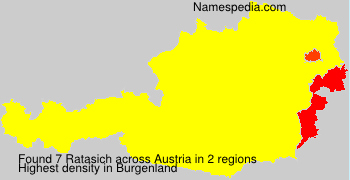 Surname Ratasich in Austria Surname Ratasich in Austria