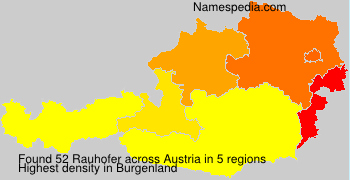 Surname Rauhofer in Austria Surname Rauhofer in Austria