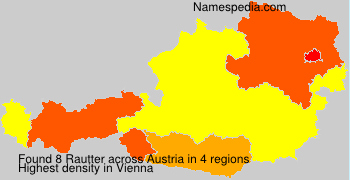 Surname Rautter in Austria Surname Rautter in Austria