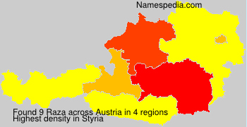 Surname Raza in Austria Surname Raza in Austria