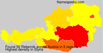 Surname Rebernik in Austria Surname Rebernik in Austria