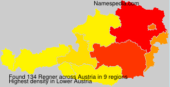 Surname Regner in Austria Surname Regner in Austria