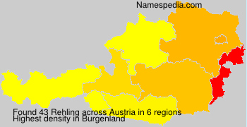 Surname Rehling in Austria Surname Rehling in Austria