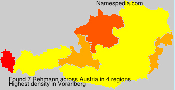 Surname Rehmann in Austria Surname Rehmann in Austria