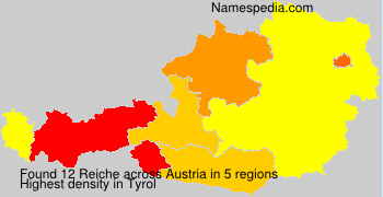 Surname Reiche in Austria Surname Reiche in Austria
