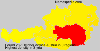Surname Reicher in Austria Surname Reicher in Austria