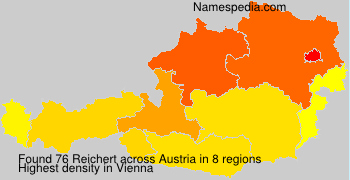 Surname Reichert in Austria Surname Reichert in Austria
