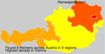 Surname Reimers in Austria Surname Reimers in Austria