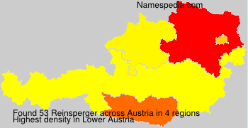 Surname Reinsperger in Austria Surname Reinsperger in Austria