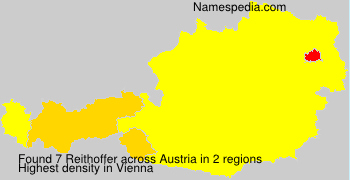 Surname Reithoffer in Austria Surname Reithoffer in Austria