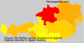 Surname Reitter in Austria Surname Reitter in Austria