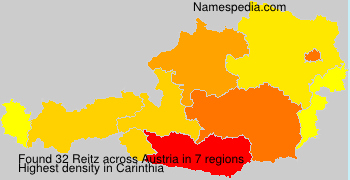 Surname Reitz in Austria Surname Reitz in Austria