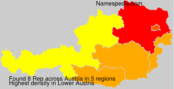 Surname Rep in Austria Surname Rep in Austria