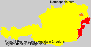 Surname Resner in Austria Surname Resner in Austria
