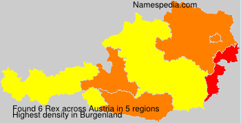 Surname Rex in Austria Surname Rex in Austria