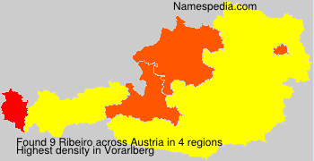 Surname Ribeiro in Austria