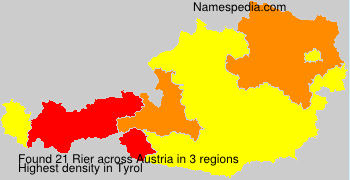 Surname Rier in Austria Surname Rier in Austria