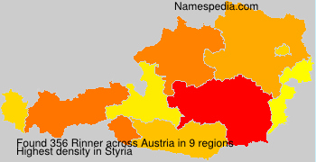 Surname Rinner in Austria Surname Rinner in Austria