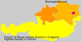 Surname Rixner in Austria Surname Rixner in Austria