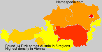 Surname Rizk in Austria Surname Rizk in Austria