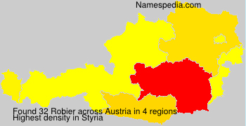 Surname Robier in Austria Surname Robier in Austria