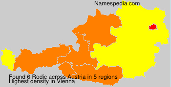 Surname Rodic in Austria Surname Rodic in Austria