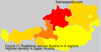 Surname Rodleitner in Austria Surname Rodleitner in Austria