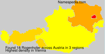 Surname Rogenhofer in Austria Surname Rogenhofer in Austria
