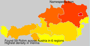 Surname Rohm in Austria Surname Rohm in Austria