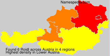 Surname Roidl in Austria