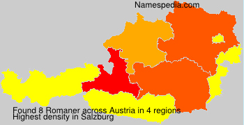 Surname Romaner in Austria Surname Romaner in Austria