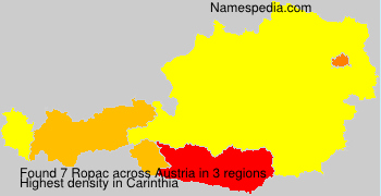 Surname Ropac in Austria Surname Ropac in Austria