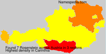 Surname Rosenstein in Austria Surname Rosenstein in Austria