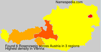 Surname Rosenzweig in Austria Surname Rosenzweig in Austria