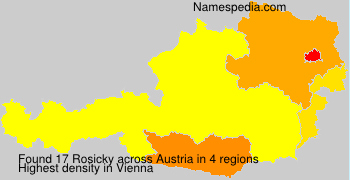 Surname Rosicky in Austria