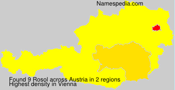 Surname Rosol in Austria Surname Rosol in Austria