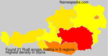 Surname Rudl in Austria Surname Rudl in Austria