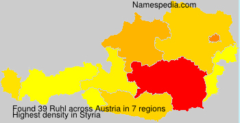 Surname Ruhl in Austria Surname Ruhl in Austria