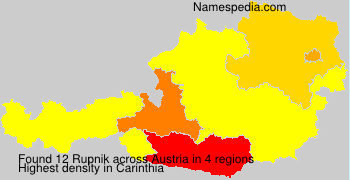 Surname Rupnik in Austria Surname Rupnik in Austria