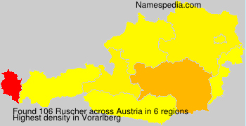Surname Ruscher in Austria Surname Ruscher in Austria