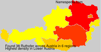 Surname Ruthofer in Austria Surname Ruthofer in Austria