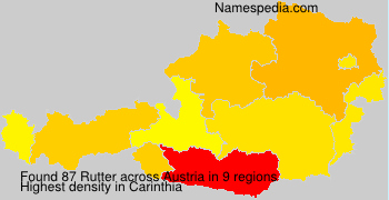 Surname Rutter in Austria Surname Rutter in Austria