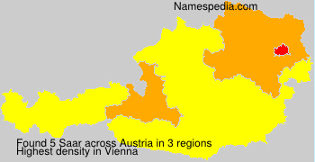 Surname Saar in Austria Surname Saar in Austria