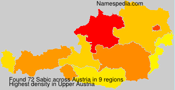 Surname Sabic in Austria Surname Sabic in Austria