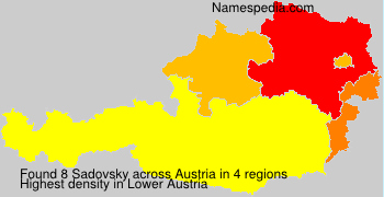 Surname Sadovsky in Austria Surname Sadovsky in Austria