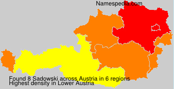 Surname Sadowski in Austria Surname Sadowski in Austria