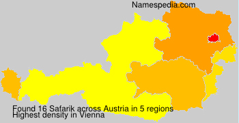 Surname Safarik in Austria Surname Safarik in Austria