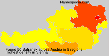 Surname Safranek in Austria Surname Safranek in Austria