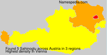 Surname Sahinoglu in Austria Surname Sahinoglu in Austria
