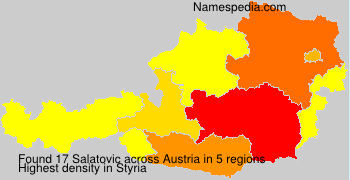 Surname Salatovic in Austria Surname Salatovic in Austria